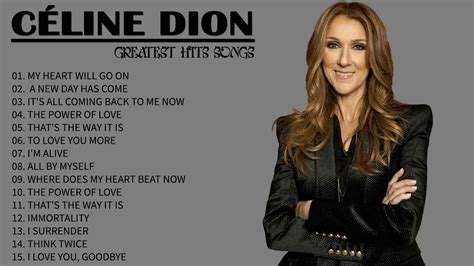 celine dion lieder|Celine Dion youtube playlist.